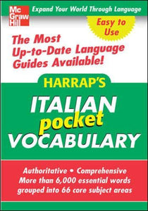 Harrap's Pocket Italian Vocabulary 