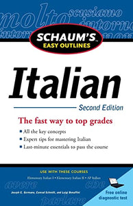 Schaum's Easy Outline of Italian, Second Edition 