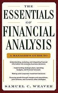 The Essentials of Financial Analysis 