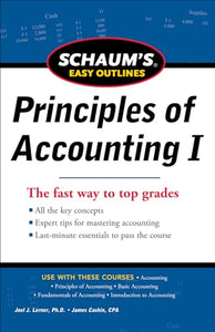 SCHAUM'S EASY OUTLINE OF PRINCIPLES OF ACCOUNTING 