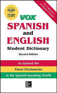 Vox Spanish and English Student Dictionary 