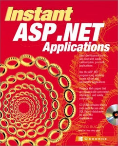 Instant ASP.NET Applications(with CD) 