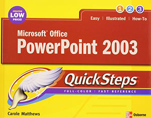 Microsoft Office PowerPoint 2003 QuickSteps 