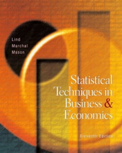 Statistical Techniques in Business and Economics with Student CD and Powerweb 