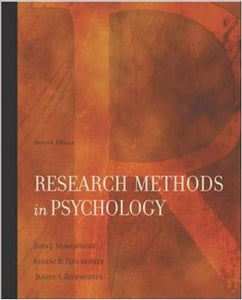 Research Methods in Psychology 