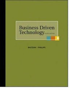 Business Driven Technology 