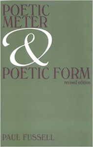 Poetic Meter and Poetic Form 