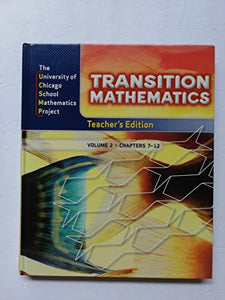 Transition Mathematics: Teacher's Edition Volume 2 