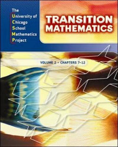 Transition Mathematics: Student Edition Volume 2 