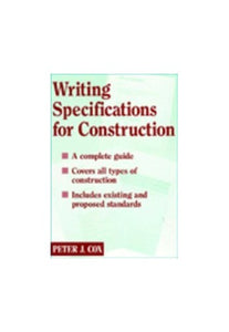 Writing Specifications for Construction 