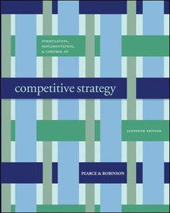 Formulation, Implementation and Control of Competitive Strategy with Business Week 13 week Special Card 