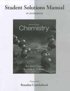 Chemistry Student Solutions Manual 