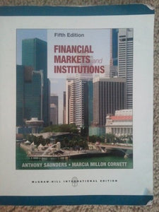 Financial Markets and Institutions 