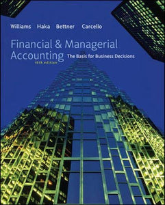 Financial & Managerial Accounting 