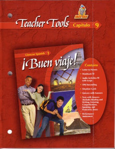 Buen Viaje Teacher Tools Fast File Capitulo 9 Glencoe Spanish 1 