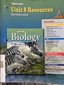 Glencoe Biology Unit  ResourcesVertebrates  publication 