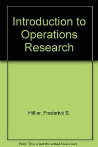 Introduction to Operations Research 