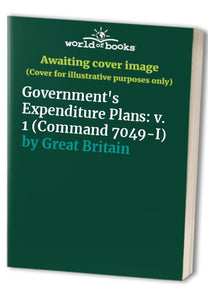 Government's Expenditure Plans 