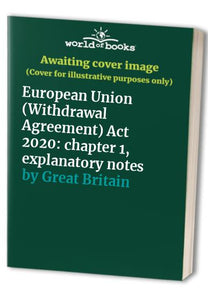 European Union (Withdrawal Agreement) Act 2020 