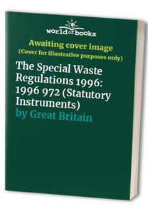 The Special Waste Regulations 1996 