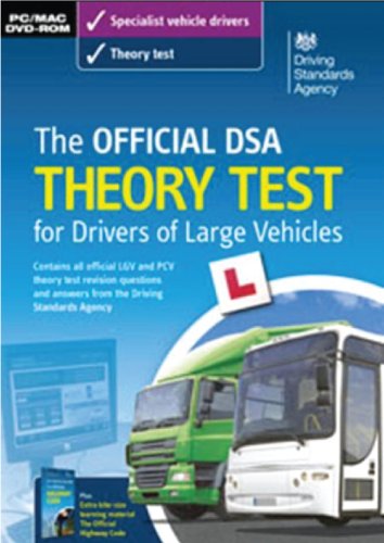 The official DSA theory test for drivers of large vehicles DVD-ROM