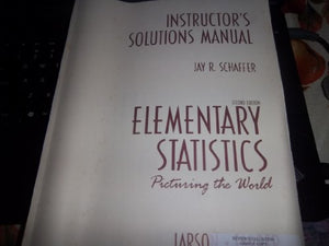 Instructors Solutions Manual: Elementary Stat 