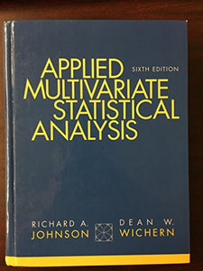 Applied Multivariate Statistical Analysis 