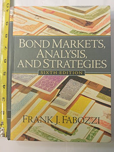 Bond Markets, Analysis and Strategies 