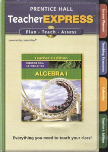 Prentice Hall Mathematics: Algebra 1, Teacher Express (Book & 2 CD-ROM ) 