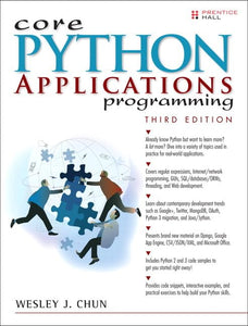 Core Python Applications Programming 