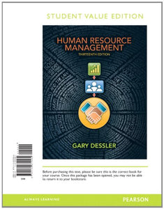 Human Resource Management, Student Value Edition 