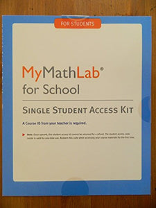 MyMathLab Access Card for School (1-year Access), 1/e 