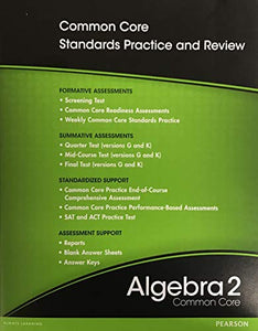 Algebra 2 Common Core Progress Monitoring Assessments 