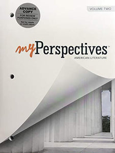 Myperspectives English Language Arts 2017 Student Edition Grade 11 Volume 2 