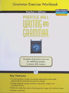 Grammar Exercise Workbook, Grade 8 (Workbook) (Prentice Hall Writing and Grammar) [ GRAMMAR EXERCISE WORKBOOK, GRADE 8 (WORKBOOK) (PRENTICE HALL WRITING AND GRAMMAR) ] By Prentice Hall ( Author )Jan-01-2007 Paperback 