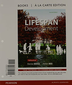 Lifespan Development, Books a la Carte Edition 