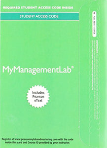 MyLab Management with Pearson eText -- Component Access Card (1 semester access) (2017) 