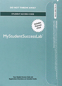 Mylab Student Success with Pearson Etext -- Standalone Access Card 