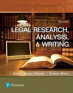 Legal Research, Analysis, and Writing 