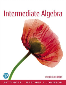 Intermediate Algebra 