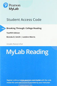 MyLab Reading with Pearson eText -- Access Card -- for Breaking Through 