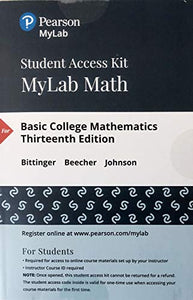 MyLab Math with Pearson eText Access Code (24 Months) for Basic College Mathematics 