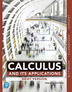 Calculus and Its Applications, Brief Version 