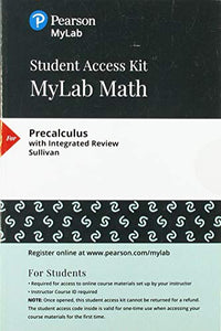 Mylab Math with Pearson Etext -- 24-Month Standalone Access Card -- For Precalculus 