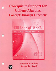 Corequisite Support for College Algebra 