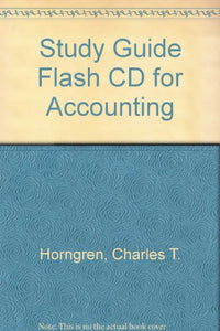 Study Guide Flash CD for Accounting 