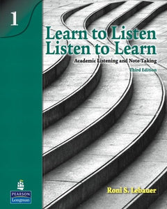 Learn to Listen, Listen to Learn 1 