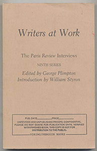 Writers at Work, Series Ix 