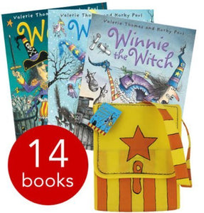 Winnie The Witch Collection and Satchel - 14 Books (Paperback) RRP £97.86 