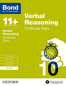 Bond 11+: Verbal Reasoning: 10 Minute Tests 